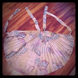 Halter with open back